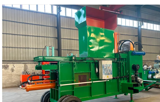 Straw and silage baling and bagging machine
